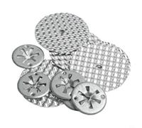 5 Pcs Heat Shield Repair Kit OEM N90796501 | High-quality metal, long-lasting, non-deforming, silver finish, supports exhaust components