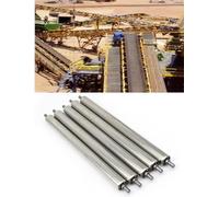 5 Pcs Heavy Duty Stainless Steel Conveyor Rollers, 1in Diameter, 800mm Length, Ideal for Upgrading Conveyors & Reel Mowers, Metal Rollers