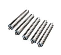 5 Pcs Heavy Duty Stainless Steel Rollers - 1" Diameter x 39.4" Length for Material Handling, Dock Loading, Equipment Support, Heavy Load Capacity
