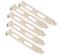 5 Pcs High Profile Bracket Full Height Bracket for DVI VGA Video Graphics Card Computer Case Parts Replacement
