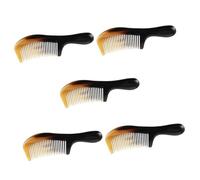 5 Pcs Horn Scraping Tube Combs for Woman Comb Hair Styling Tools Womens Comb Practical Hair Massage Tool Ox Horn Comb Horn Combs Hair Accessories Miss Horns Manual