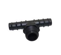 5 Pcs Hose Barbed Tee Connectors with Threaded Agriculture Irrigation Connections to 13/16mm Garden Hose Splitter(1/2 Inch to 16mm)