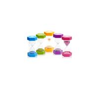 5 PCS Hourglass Kids Hourglass Timer Hourglass Set Colorful Sand Clock Kitchen Timer Time Management Includes 1 Minute, 3, 5, 10, and 30 Minutes