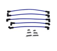 5 Pcs Ignition Wire Cable 8mm Blue Silicone Spark Plug Lead Set Fits For Classic Mini GHT241