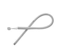 5 Pcs Insertion Thread Elastic Cord Multi-Purpose Machine Heavy Duty Steel Wire with Metal Lanyard for Trousers Parka Quick Waist Inserts Chain
