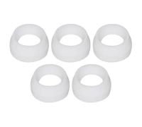5 Pcs Insulator Cup Gasket 18CG for TIG WP9/17/18/26 Welding Torch Rubber Washer - White, 22 x 22 x 11 mm (Inner Diameter 16 mm)