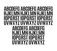 5 Pcs Iron on Letters,Heart Transfers Patches Iron-On Letter Printing Baby Logo Name Personalised Black Custom Decorations Font Hot Stamp Large Names Transfer,for T Shirts Clothing Fabric Running Vest