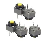 5 PCS Kailh Mute Button 6x6x7.3mm Square Switch Silent Switch Wireless Wired Button Micro Switch 10 Million Kailh 6 6 7.3