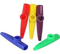 5 Pcs Kazoos Musical Instruments With Kazoo Flute Diaphragms Children Music Instruments Kids Kazoos for Gift Prize and Party Favors