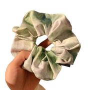 5 Pcs Large Hair Tie Ropes Women Elegant Ponytail Holder Girls Headwear Scrunchies for Women or Girls(Green)