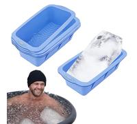 5 PCS Large Ice Cube Tray,Large Ice Cube Moulds for Ice Bath, Easy Release Reusable Giant Trays Making 4.5 lbs Ice Cubes for Ice Bath Cold Plunge Tub or Coolers