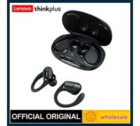5 Pcs Lenovo XT80 True Wireless Earbuds - Over-Ear Bluetooth Headphones with LED Display, ENC,for Sports,Running,Gym,Cycling XT80 Black 5