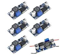 5 Pcs LM2596 Buck Converter Voltage Regulator, Adjustable Step Down Dc Dc Converter, 3.0-40V To 1.5-35V Output,High Efficiency for DIY Electronics,Arduino,Raspberry Pi Projects