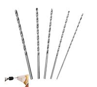 5 PCS Long Wood Drill Bit, 150mm Extra Long Drill Bits Wood, for Metal and Plastic(2mm 3mm 3.5mm 4mm 5mm)