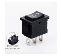 5 PCS/LOT 12Models KCD1 Series 21 * 15mm 3/4/6Pin Boat Car Rocker Switches 6A/250VAC 10A/125V AC With Red Green Lamp Switch IDGTTLDF(103 3Position,10PCS)