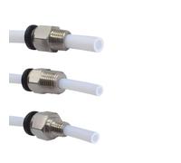 5 Pcs/Lot 3D Printer Black Pneumatic Connector Thread M6/M10 Quick Jointer Compatible with 1.75/3.0mm filament Feeder Pipe Push Parts.(PC4-M6(M6 thread))