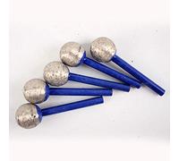 5 Pcs/Lot Best Sintered Diamond Burrs Mounted Grinding Points for Granite Marble Stone Concrete 6mm Shank Carving Head Bit,E20