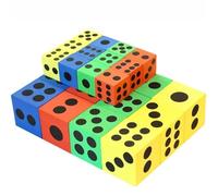 5 PCS/Lot EVA Foam Dice Set Colorful 6 Sided Funny Point Dice Club/Party/Family Games For Games Math Teaching Party Supplies(Random 5 pcs Big)