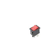 5 PCS/LOT KCD1 4 Pin 21 * 15mm ON-OFF Boat Car Rocker Switch 6A/250V AC 10A/125V AC With Red Blue Green Yellow Light Switch IDGTTLDF(Red Black)