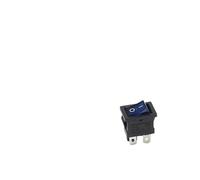 5 PCS/LOT KCD1 4 Pin 21 * 15mm ON-OFF Boat Car Rocker Switch 6A/250V AC 10A/125V AC With Red Blue Green Yellow Light Switch IDGTTLDF(With Blue Light)