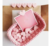 5 Pcs/Lot Pink Love Heart Planner Paper Clip Reusable Plastic Bookmarks Kawaii Clips Cute Binder Stationery Store Office School SuppliesUseful and Attractive