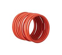 5 PCS/lot Red VMQ O-rings, 150 mm x 160.6 mm x 5.3 mm, 150 mm ID, 5.3 mm Wire Diameter, Rubber Round Sealing Ring