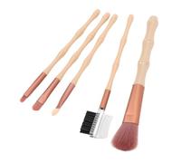 5 Pcs Makeup Brush Set, Soft Cosmetic Brushes for Blush Eye Shadow Lip Eyebrow Comb Mascara with Portable Makeup Brush Set, Offering a Versatile Addition to Any Beauty Routine,
