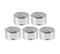 5 Pcs Metal Gas Stove Knobs 8mm Cooker Control Range Oven Knob Burner Hob Switch Replacement Accessories