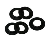 5 Pcs Metal Lamp Shade Reducer Ring for ES/E27 to BC/B22 Plate Light Fitting Lampshade Washer Adaptor Converter Lampshade Reducer Ring (Black -5 Pack)