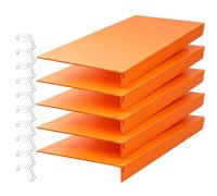 5 Pcs Metal Wire Shelf Covers for Pantry & Closet - Custom Sizes 9, 12, 16, 20 Widths - Upgrade Your Wire Shelving with 20" L x 12" D x 2" H Covers
