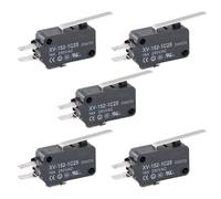 5 Pcs Micro Switch, XV-152-1C25 Straight Lever Quick Action Microswitch for Electronic Equipment