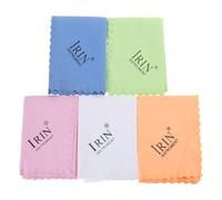 5 Pcs Microfiber Cleaning Polishing Cloth Reusable Guitar Wiping Removal For Musical Instrument Microfiber Cleaning Polishing Cloth Violin Piano Clarinet Trumpet