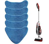 5 Pcs Microfiber Steamer Mop Pads , Microfiber Steam Mop Pads Replacement - Compatible with Vax S85-CM S86-SF-P S86-SF-T S2ST S86-SF-CC VRS29M Models, 32x25cm Universal Absorbent Washable Pads