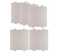 5 Pcs Microwave Oven Mica Plate Sheet 108mm X 99mm High Temperature Resistant Waveguide Cover Replacement for Microwave Repair Easy to Install Mica Sheet for Most Microwave