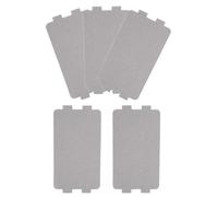 5 Pcs Microwave Oven Mica Plate Sheet 115mm X 65mm High Temperature Resistant Waveguide Cover Replacement for Microwave Repair Easy to Install Mica Sheet for Most Microwave
