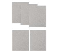 5 Pcs Microwave Oven Mica Plate Sheet 150mm X 120mm High Temperature Resistant Waveguide Cover Replacement for Microwave Repair Easy to Install Mica Sheet for Most Microwave