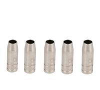 5 pcs MIG MB15 Conical Nozzle Shroud for Welding Torch, 18 mm Outer Diameter, 12 mm Inner Hole, 54 mm Length, Gas Push On Welder Accessories