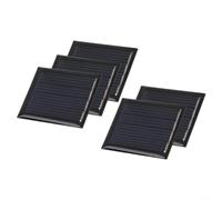 5 Pcs Mini Solar Panel Kit 2V 55mA Polycrystalline Cell Modules 30x36mm for DIY Science Projects Small Electronics and Portable Renewable Energy