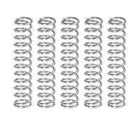5 PCS Mini Stainless Steel Extension Springs Assortment, Mechanical Compression Coil Spring Replacement, Compression Springs, Spring Assorted for Home Repairs, DIY Projects