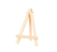 5 Pcs Mini Wooden Easel for Mobile Phone Holders,Folding Desktop Display,Triangle Bracket,Drawing Board,Art Supplies(5pcs 7x12.5cm)