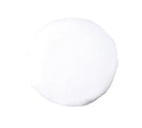 5 Pcs Mm White Cotton round Powder Puff with Ribbon