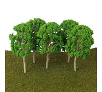 5 Pcs Model Trees, Model Train Railroad Diorama Trees DIY Park Railway Trees for HO OO Scale Landscape Architecture Scenery
