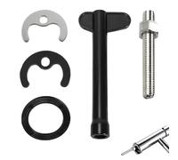 5 Pcs Monobloc Tap Fixing Kit, Basin Mixer Tap Faucet Fixing Fitting Kit for Bathroom, Kitchen Sink, Includes Rubber and Stainless Steel Washers, Plastic Hex Wrench, Bolt, and Tap Washer Repair Kit