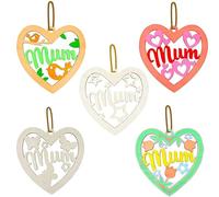 5 PCS Mothers Day Crafts,Mothers Day Crafts for Kids,Mothers Day Crafts for Children,Mothers Day Craft,Happy Mothers Day Decorations,Mothers Day Decorations,Happy Mothers Day Heart Signs