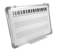 5 Pcs Music Staff Dry Erase Boards for Teachers, Wall-Mounted Piano Practice Tools, Aluminum Alloy e, 30x40cm Music Whiteboards for Classroom and Home Use