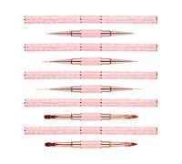 5 Pcs Nails Art Brushes Set With Double-Ended Nails Art Liner Brushes Nails Brushes Nails Nails Detail Brush For Salons