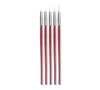 5 Pcs Nails Art Liner Brushes Nail Painting Brush Pen Painting Nails Art Brushes 5mm/8mm/11mm/13mm/15mm For Salons