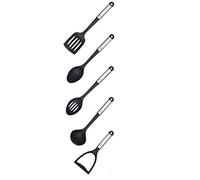 5 Pcs Non-Stick Cooking Utensil Nylon Set Kitchen Gadgets Spoon Masher Ladle