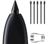 5 PCS OEM Tips/Nibs Replacement Compatible Galaxy Tab S7 FE / S7 Plus / S7 S Pen Soft Tips Replacement Soft Nibs Galaxy Tab S7 Nibs / S7 Plus/Tab S7 FE Pen Nibs (5*Soft Tips/Black)