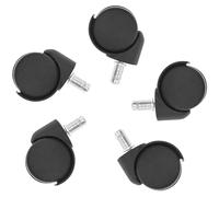 5 PCS Office Chair Caster Wheels,11mm Standard Size Chair Casters